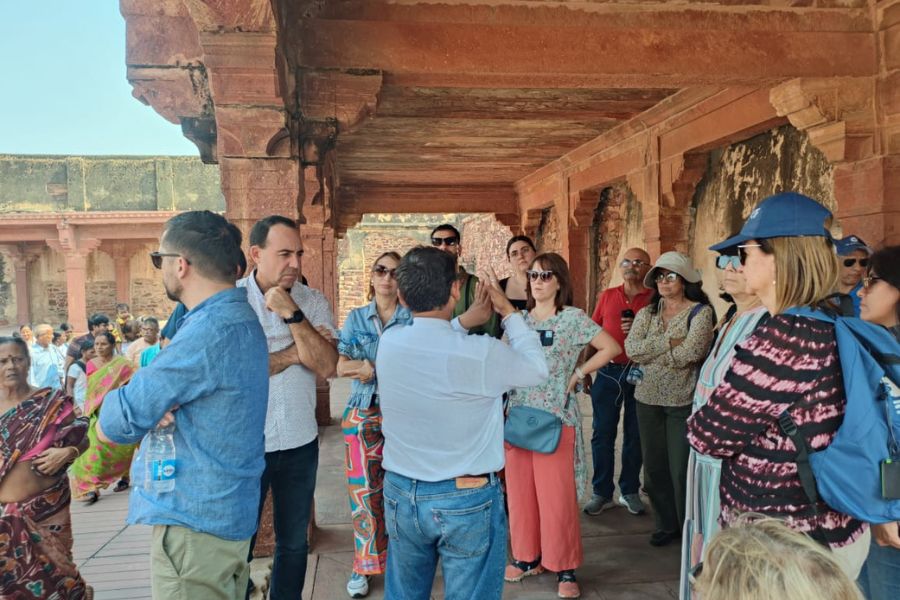 Tourist Group with Local Guide